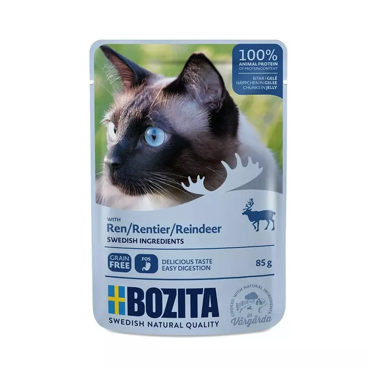 Bozita Poro Hyytelössä 85g - Bozita märkäruoat - 7300330036315 - 1