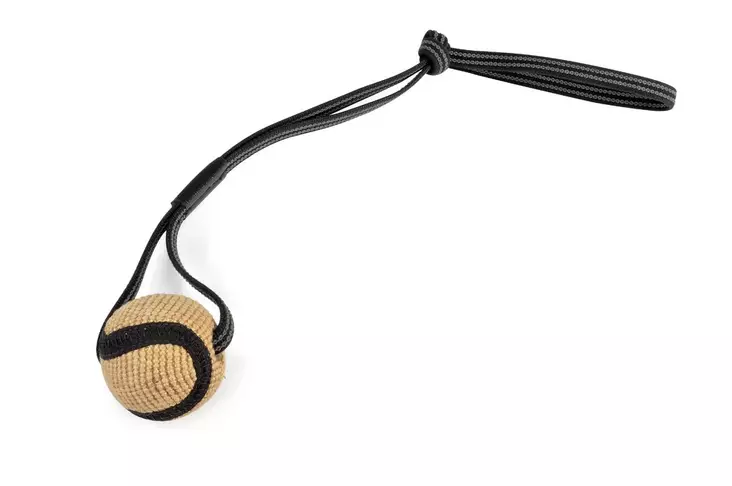 Camon juuttipallo pitkällä grip kahvalla - Koiran aktivointilelut - 8019808142845 - 1