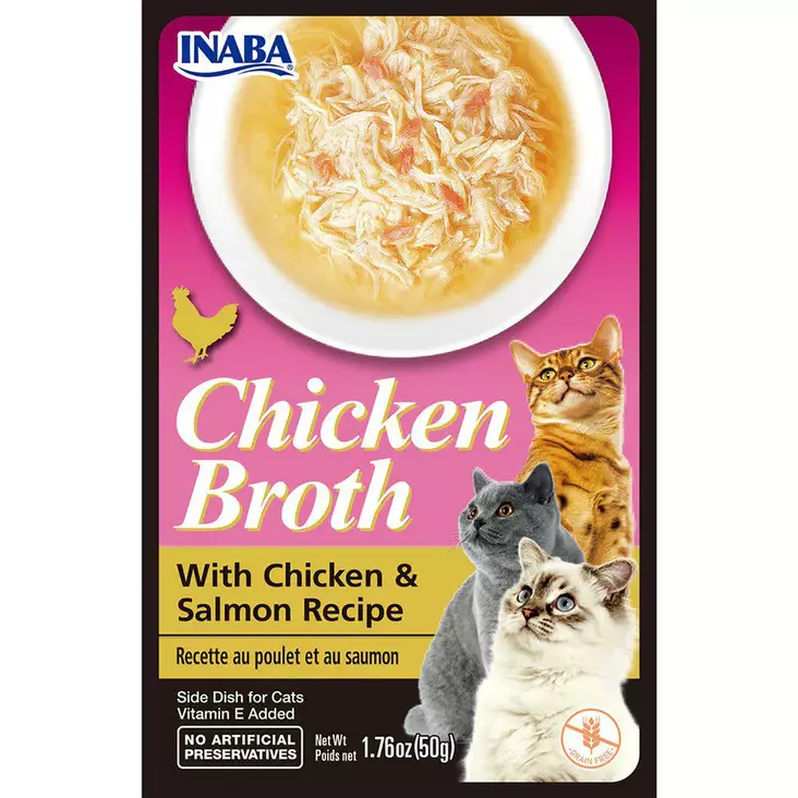 Ciao Chicken Broth Kana&lohi 50g - Kissan muut märkäruoat - 8859387700865 - 1