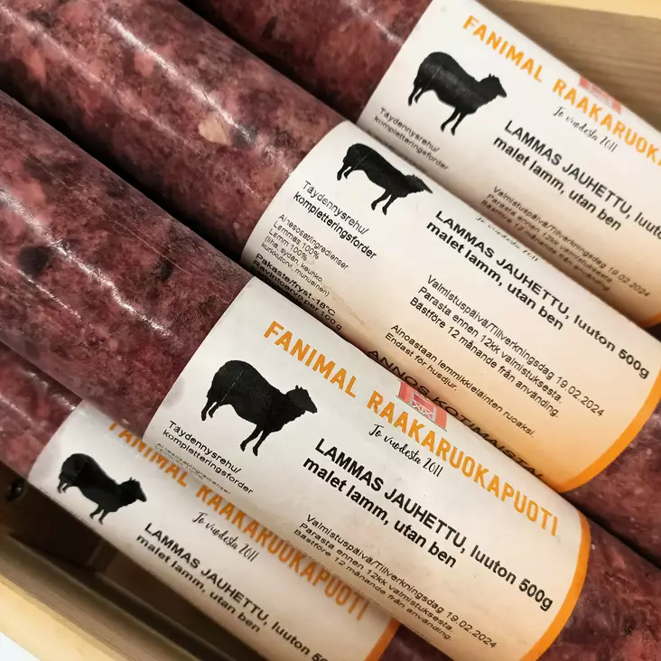 Fanimal Lampaan jauheliha 500g - Fanimal pakasteruoat - 00802600015 - 2