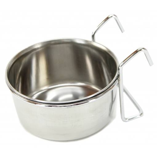Häkkikuppi pidikkeellä 0,3L - Koiran metalliset ruokakupit - 6430031875065 - 1