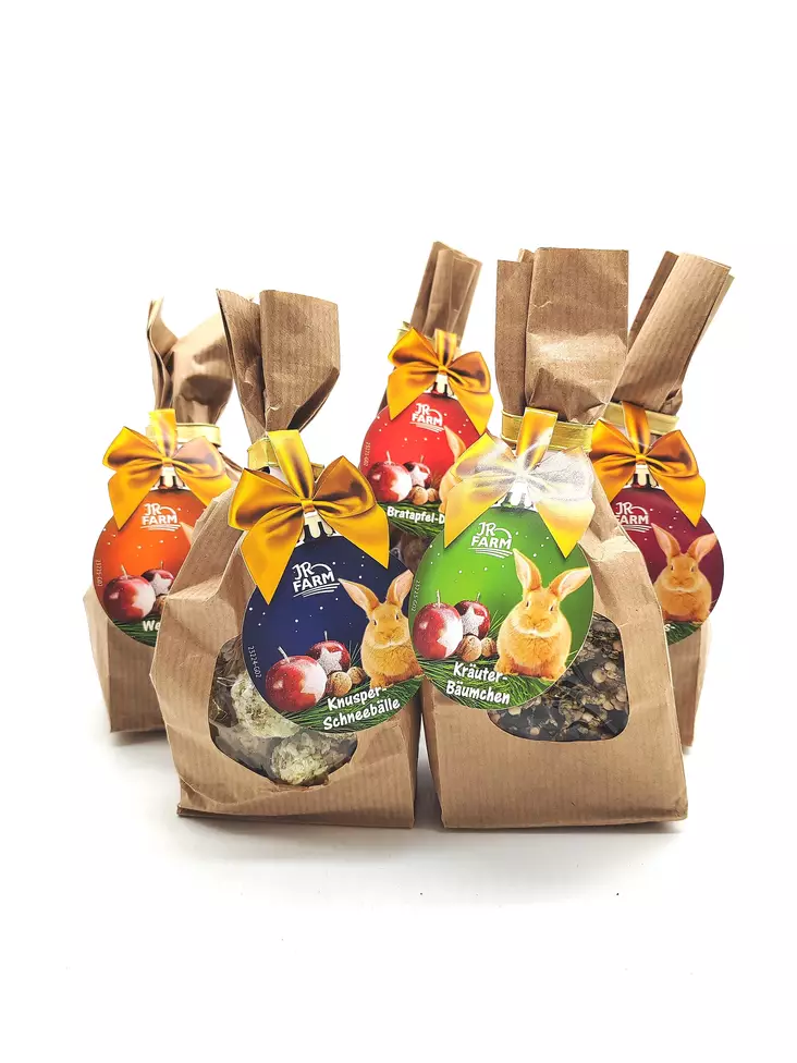 JR Farm Jyrsijän Jouluherkkupussi 75g - Muut jyrsijän ja kani  herkut - 4024344225765 - 1