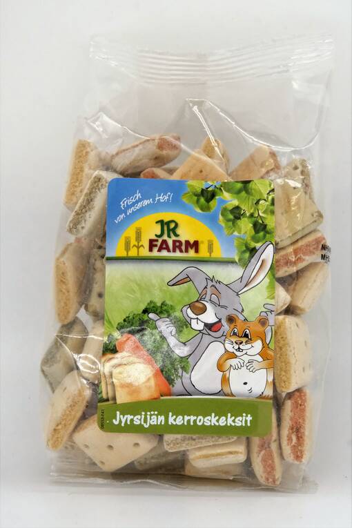 JR Farm Jyrsijän kerroskeksi 200 g - Muut jyrsijän ja kani  herkut - 4024344009495 - 1