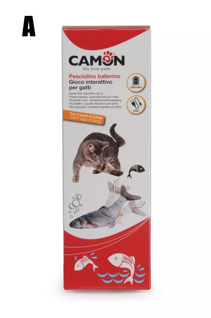 Liikkuva kala USB - Kissan aktivointilelut - 8019808225135 - 2