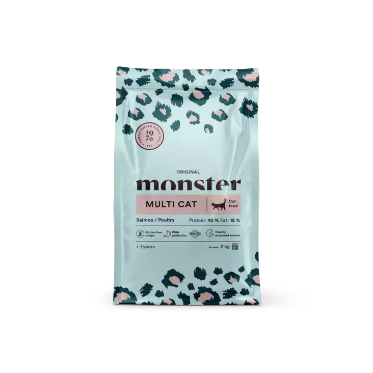 Monster Cat Multicat Chicken & Fish - Monster kuivaruoat - 7350040125595 - 1