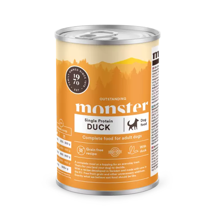 Monster ankka 400g - Monster märkäruoat - 7350040125465 - 1
