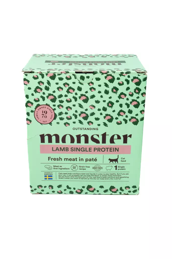 Monster Cat Adult Lamb - Monster märkäruoat - 7350040124925 - 3