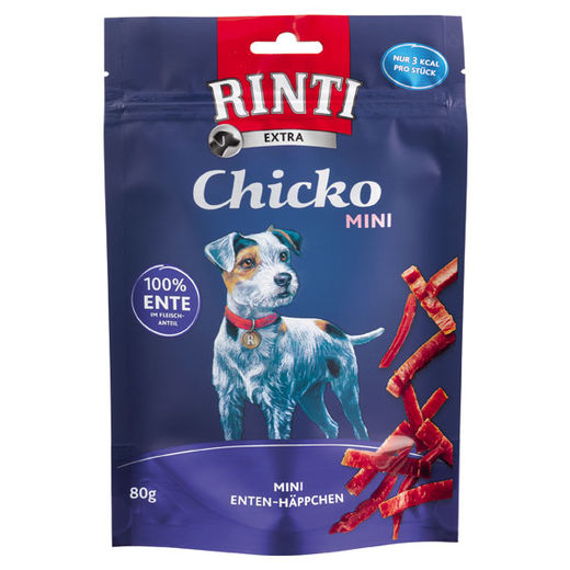 Rinti Extra MINI Chicko ankka 80g - Koiran makupalat ja herkut - 4000158914415 - 1