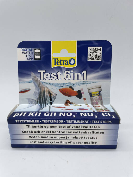 Tetra test 6in1 vesitesti 10kpl - Akvaarion vesitestit - 4004218283725 - 1