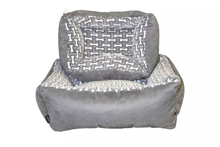 Tujoma Basic Ahoinen Harmaa/luukuvio - Koiran pedit - 6430035770595 - 1