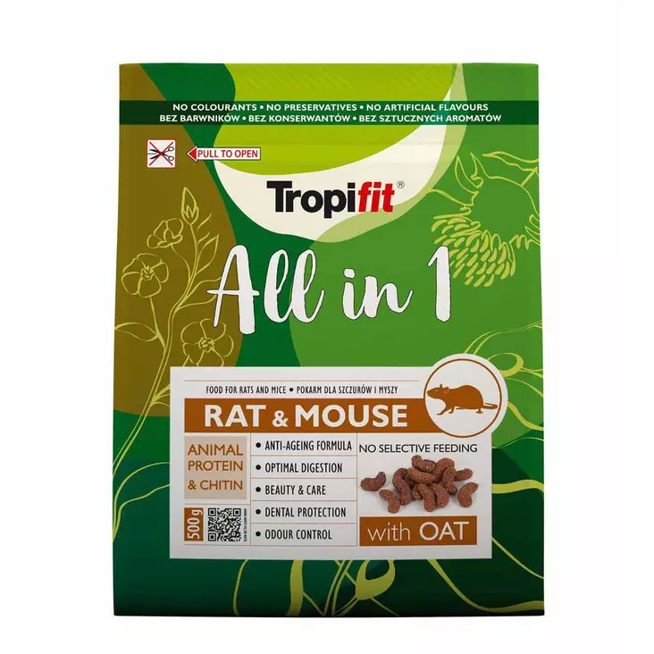 Tropifit Rat & Mouse - Kanien ja jyrsijöiden pelletit - 5900469505625 - 1