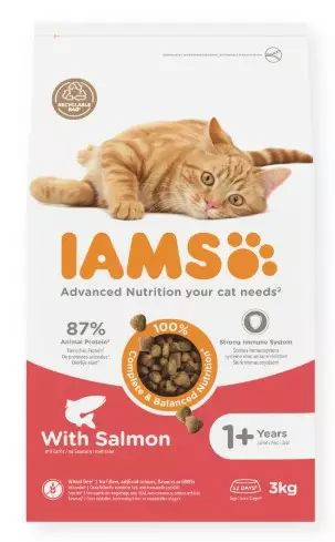 Iams cat adult salmon 3kg - Iams kuivaruoat - 8710255127545 - 1