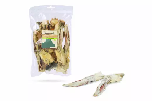 BZ Jäniksen korvat karvoilla 200g - Koiran makupalat ja herkut - 8712695157595 - 1