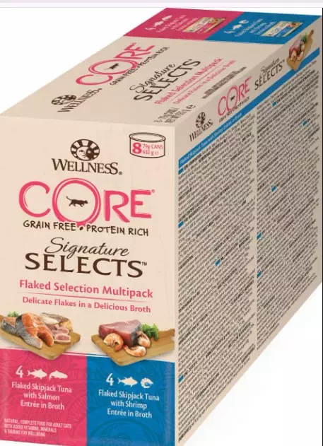 Core cat flaked multipack 8x79g - Core märkäruuat - 076344106425 - 1