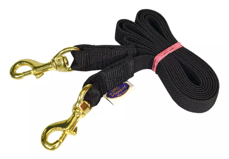 D&C joustoliina messinkilukoilla - Koiran joustotaluttimet - 21345 - 1