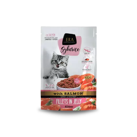 ERA sybarite kitten salmon fillets in je - ERA kissan märkäruoat - 8437021991215 - 1