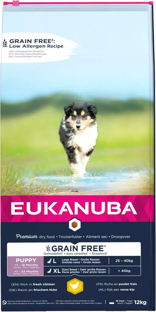 Eukanuba Grain Free Puppy Chicken L - Eukanuba kuivaruoat - 8710255187945 - 1