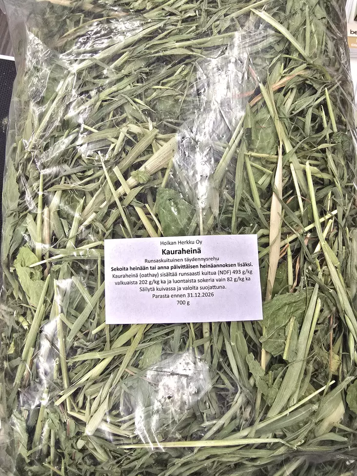 Hoikan Herkku Kauraheinä 700g - Heinät kaneille ja jyrsijöille - 455544515 - 1