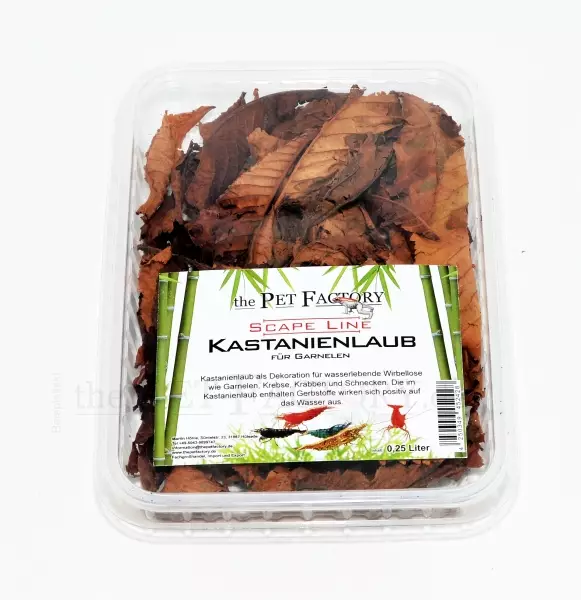 Petfctory kastanjanlehdet 0,25L - Akvaarion koristeet - 4250349452428 - 1