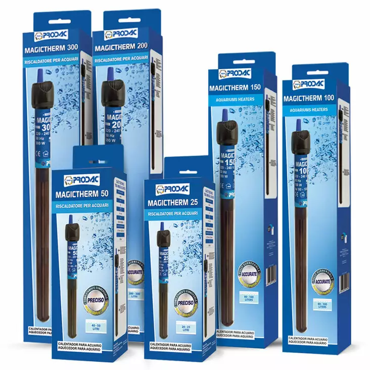 Prodac magictherm lämmitin 200w - Akvaarion lämmittimet - 8018189150715 - 1