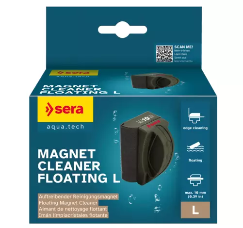 Sera levämagneetti L 10mm lasille - Akvaarion huoltotarvikkeet - 4001942542975 - 1