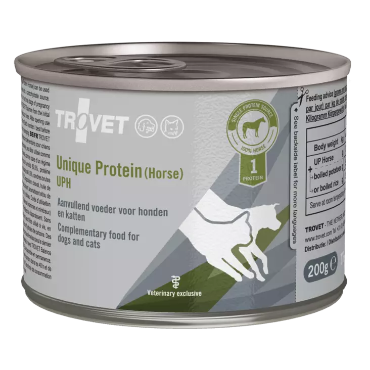 Trovet Dog/cat Unique Protein Hevonen - Eläinlääkäriruuat - 8716811031295 - 2