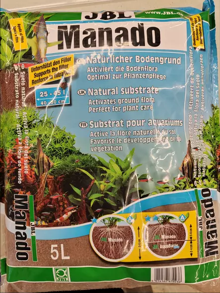 JBL Akvaariohiekka ruskea 0,5-2mm 5L - Akvaariohiekat - 4014162670236 - 1