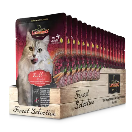 Leonardo Vasikka&Vihannes 85g - Leonardo märkäruoat - 4002633756466 - 2