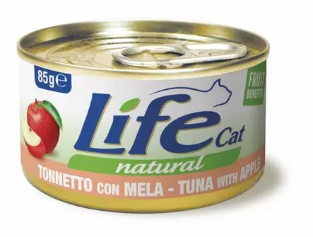 LifeCat Tonnikala & omena 85g - Life märkäruoat - 8034105422926 - 1