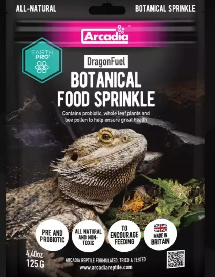 Arcadia DragonFuel Botanical Ruokapöly - Matelijoiden vitamiinit - 844046012166 - 1