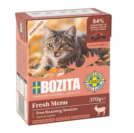 Bozita peuraa hyytelössä 370g - Bozita märkäruoat - 7300330649256 - 1