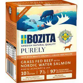 Bozita Purely Pate 370g Salmon - Muut märkäruokamerkit - 7300330639066 - 1