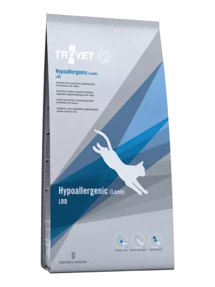 Trovet Hypoallergenic cat lammas - Kissan eläinlääkärisarjan kuivaruuat - 8716811001496 - 1