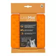 LickiMat Mini Buddy oranssi 15x15cm - Nuolumatot ja ahmimisenesto - 9349785006526 - 1