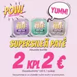 KESÄTARJOUS POW! Patee 2kpl - Muut märkäruokamerkit - 655456 - 1