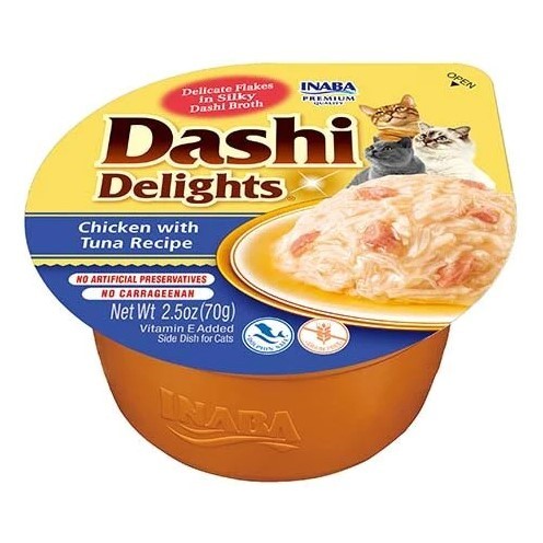 Dashi Delights Kana ja Tonnikala 70g - Kissan makupalat ja herkut - 4262365730596 - 1