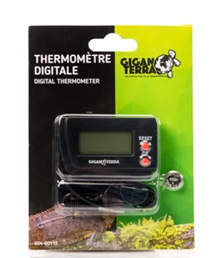 Digitaalinen lämpömittari terraarioon - Muut matelijatarvikkeet pihdit yms - 3664471001156 - 1