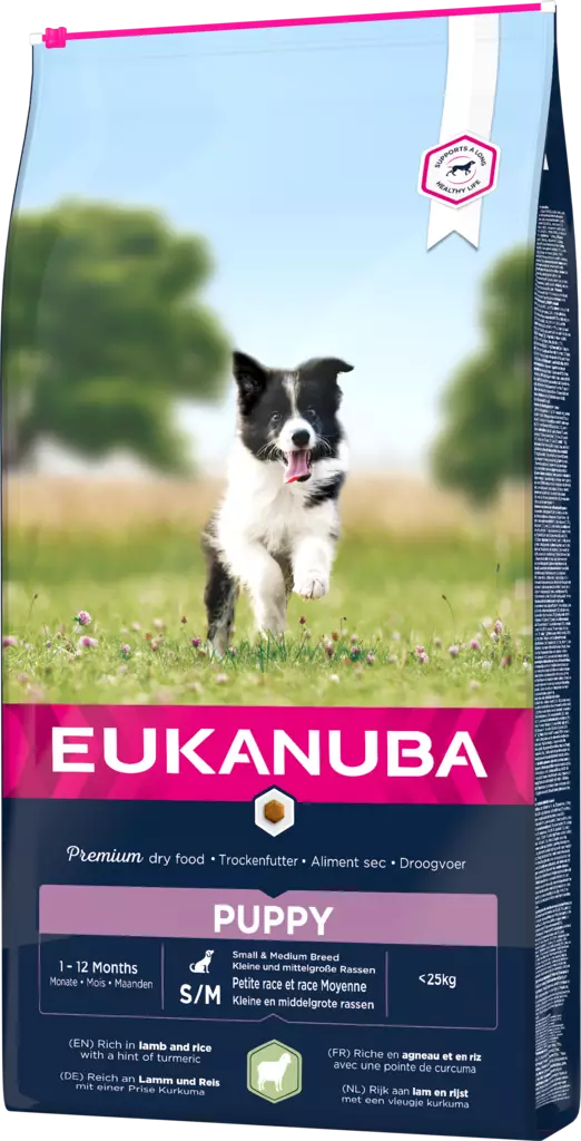 Eukanuba Puppy Lamb&rice S/M - Eukanuba kuivaruoat - 8710255168746 - 1