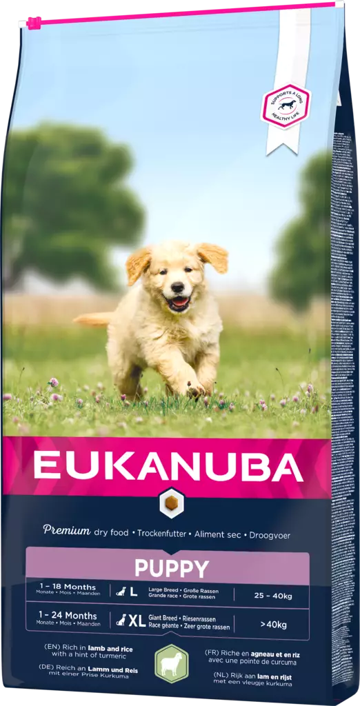 Eukanuba Puppy Large Lamb&Rice 2,5kg - Eukanuba kuivaruoat - 8710255120676 - 1