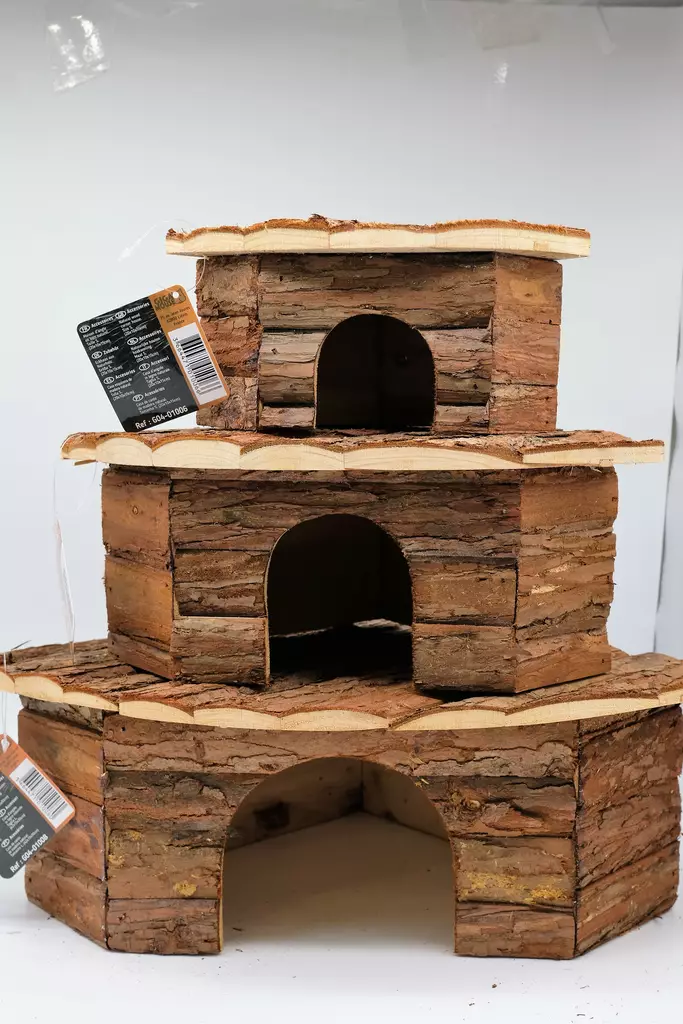 Jyrsijän kulmamökki puinen - Mökit ja pesät kaneille ja jyrsijöille - 3664471010066 - 1