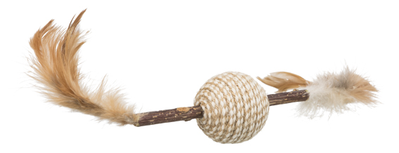 Kissanlelu Matabi Feather Game 20cm - Kissan tekstiililelut - 4011905424316 - 1