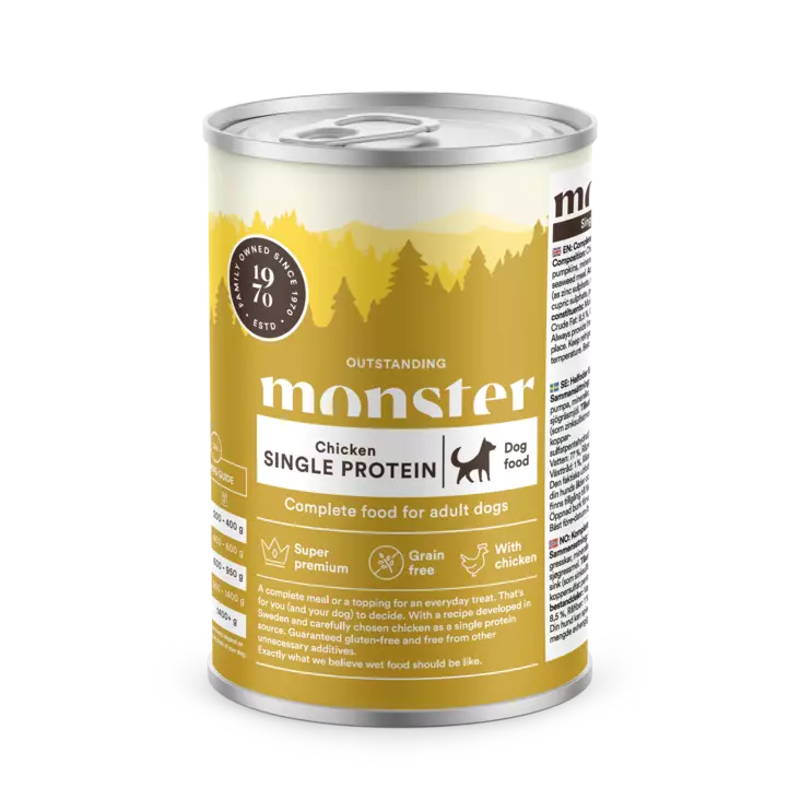 Monster kana 400g - Monster märkäruoat - 7350040124376 - 1
