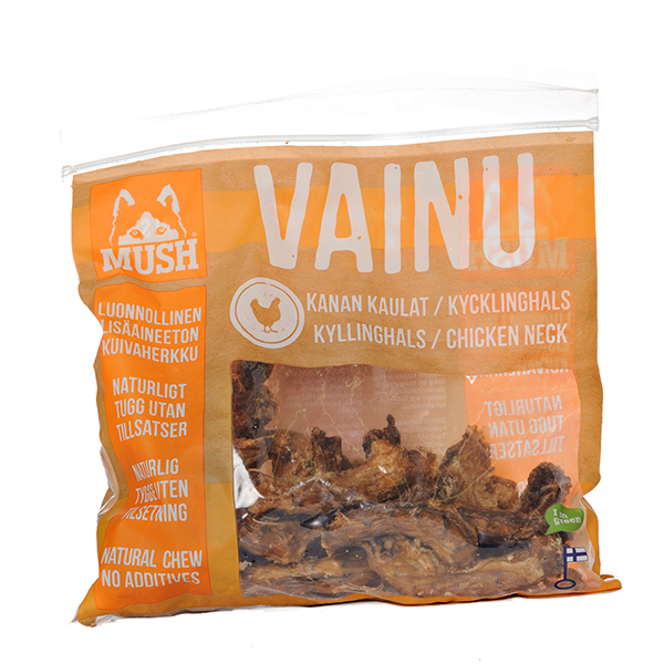 Mush Vainu Kanankaulat 220g - Koiran kuivatut lihaherkut - 6430023294706 - 1