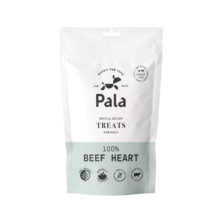 Pala herkku Naudan sydän 100g - Koiran makupalat ja herkut - 4745010262036 - 2