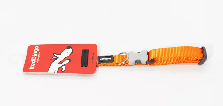 RedDingo Dog Collar plain orange - Tekstiilipannat - 9330725008526 - 1