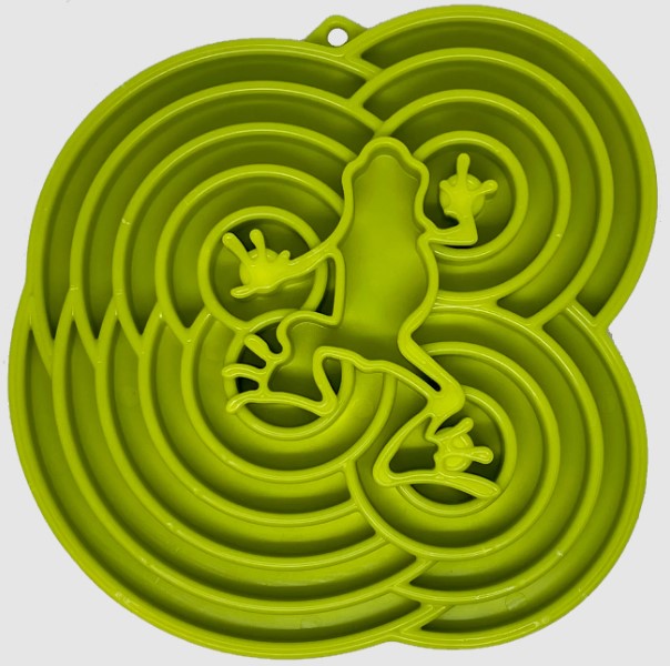 SodaPup Water Frog Etray Vihreä - Koiran muoviset ruokakupit - 810216026356 - 1