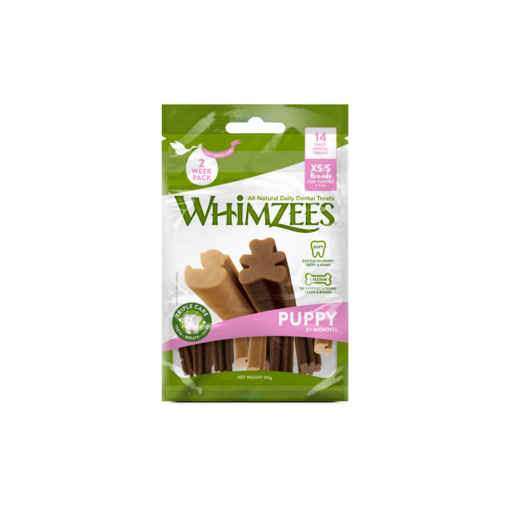 Whimzees XS/S Puppy 14kpl - Koiran puruluut - 8718627754696 - 1