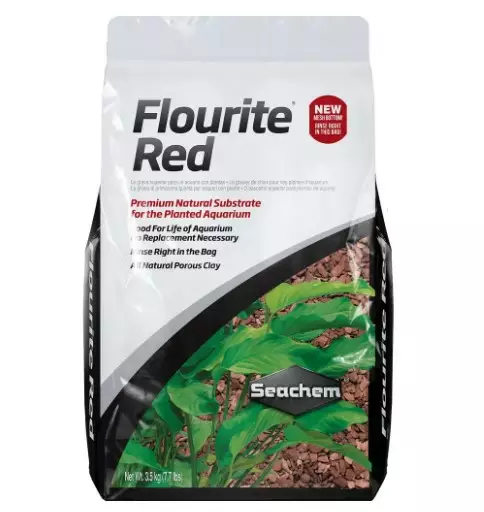 Seachem Red Flourite 7 kg (3-10 mm) - Akvaariohiekat - 000116371506 - 1