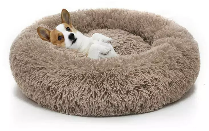 Brava Fluffy rauhoittava peti, beige - Koiran pedit - 6438411017036 - 1