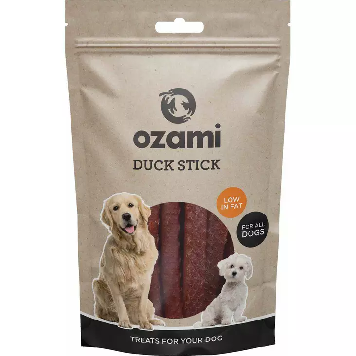 Ozami Duck Stick 100g - Koiran makupalat ja herkut - 7330002055566 - 1